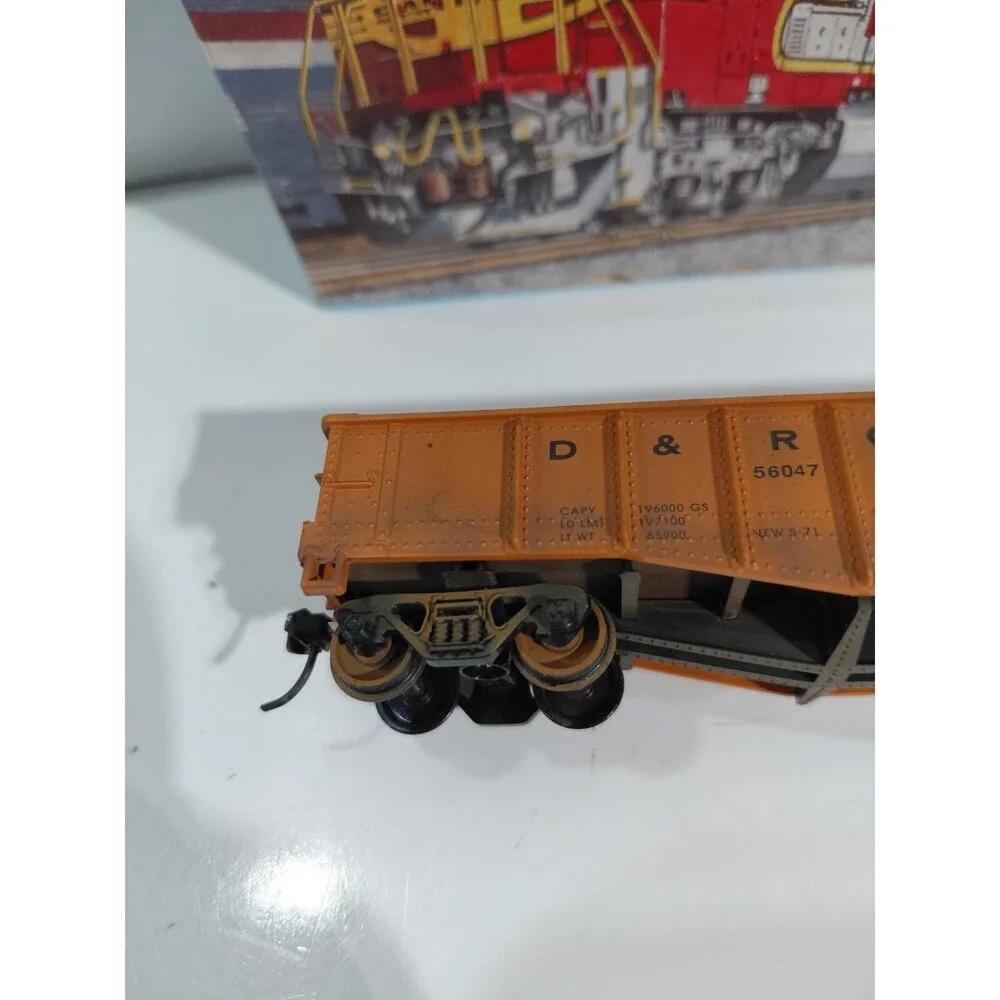 Athearn 1649 HO Gauge Model Railroad Rio Grande Weathered Gondola Car w/Box